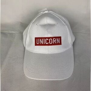 Rue 21 Womens Baseball Cap White Unicorn 100% Cotton  with Adjustacle Strap🌺